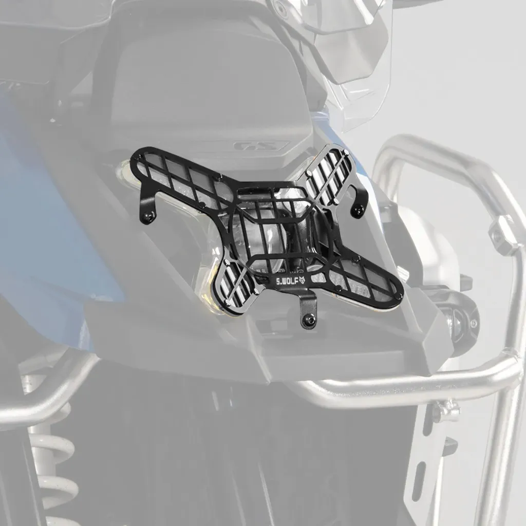 [SW-BMWR1300GSADV-008] Protetor de Farol S-WOLF para BMW R 1300 GS Adventure (Sem placas amarelas)