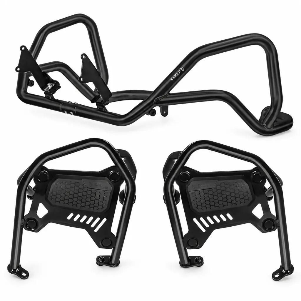 [SW-BMWR1300GS-002] Kit Protetor Superior e de Motor S-WOLF BMW R 1300 GS Preto