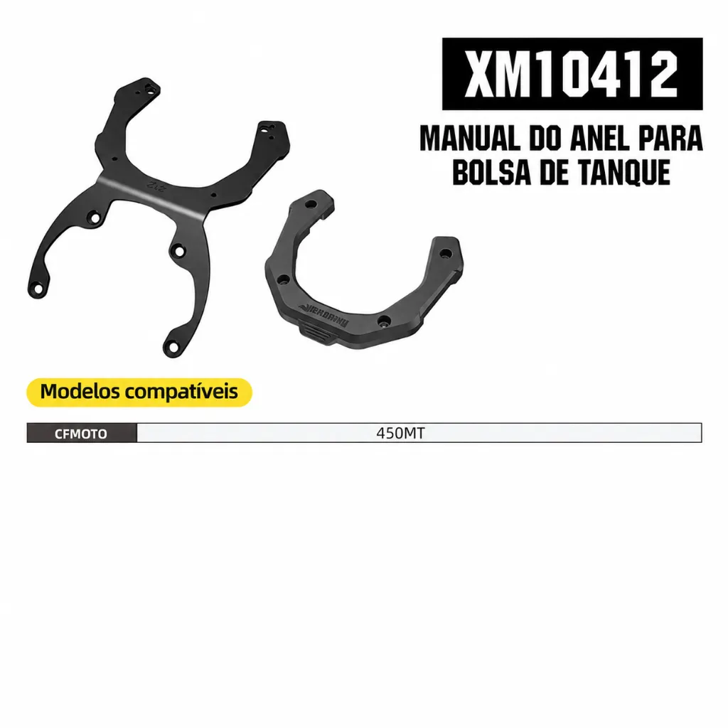 Base Magnética de Engate Rápido para Bolsa de Tanque Rhinowalk