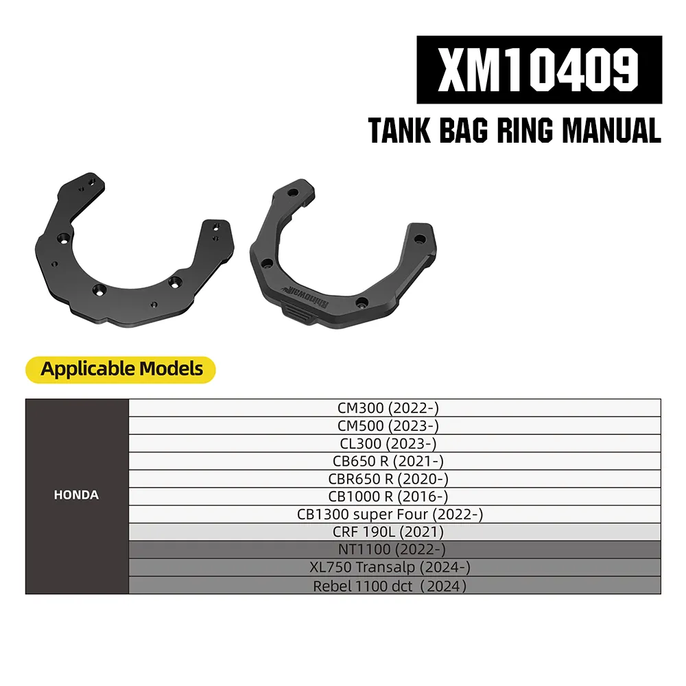 Base Magnética de Engate Rápido para Bolsa de Tanque Rhinowalk