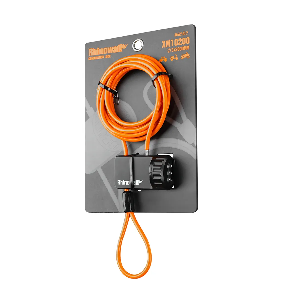 Cadeado de combinação para bicicleta e motocicleta - 2M